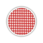 Children fabrics for printed sheets square shape Color Κόκκινο-Λευκό / Red-White
